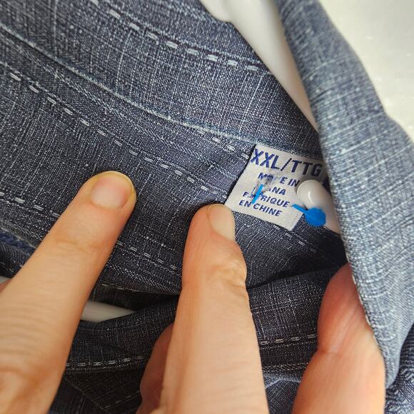 Tommy Bahama Men Silk Hawaiian Shirt XXL Floral Resortwear Travel Vacation Beach - Picture 7 of 9